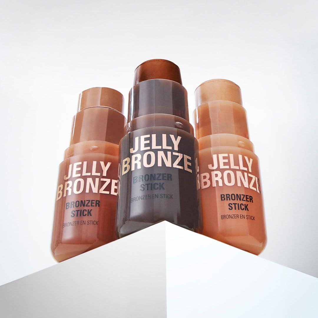 Revolution, Jelly Bronzer Tint Stick, Sheer Liquid Gel Bronzing Makeup for a Sun-Kissed Glow to Cheeks, Vegan & Cruelty-Free, Light Sunkissed, 0.28 oz