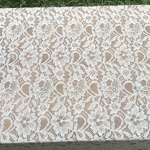 Vintage Lace Fabric 60 Inches Wide for Crafts & Weddings - 1 Yard