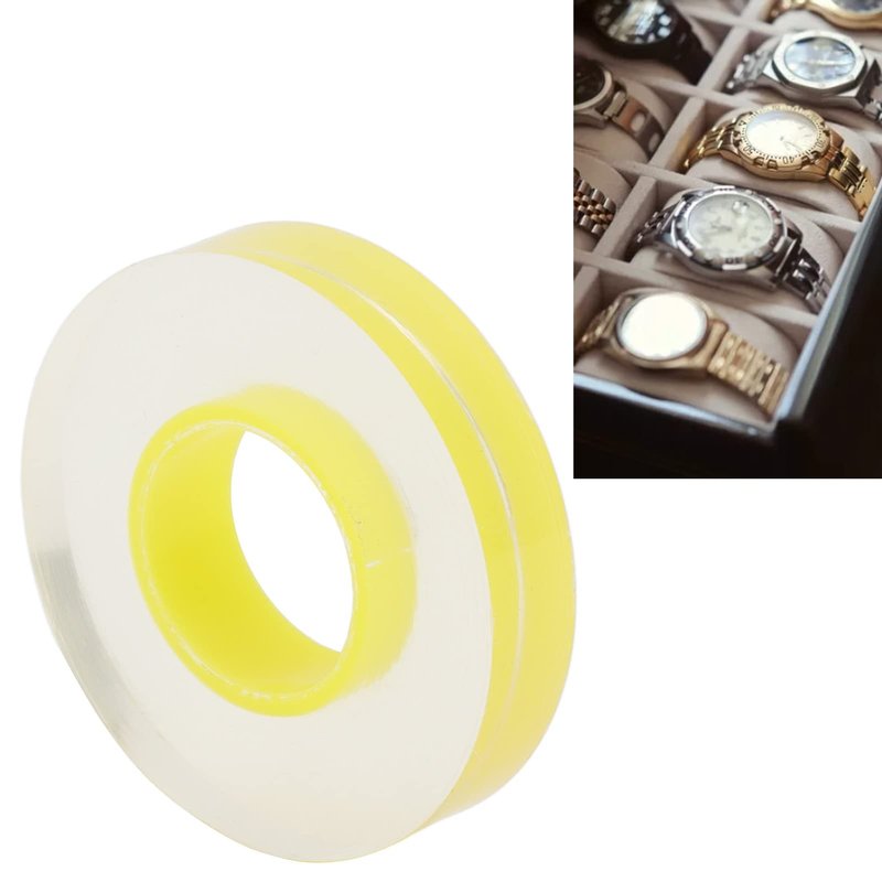 15mm Watch Strap Protective Film, Anti Static Transparent PVC Protective Film Tape for Watch, Thin Stretchable PVC Protective Film for Jewelry, Clear Screen Protective