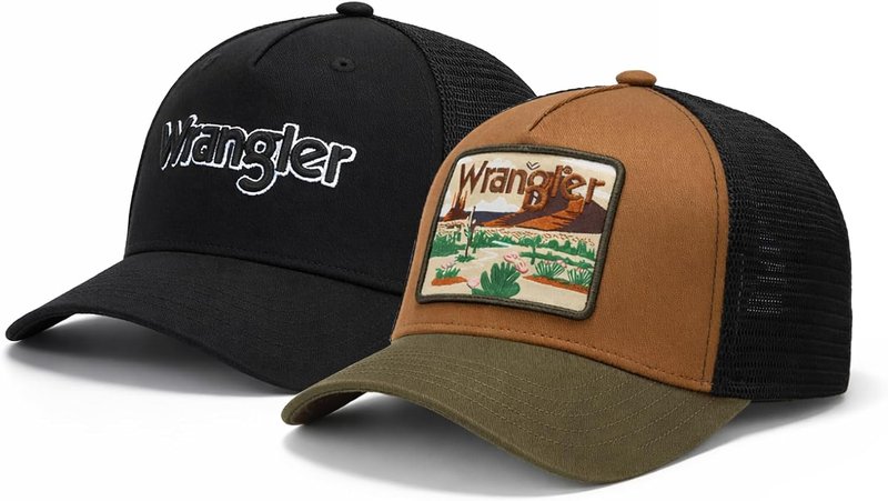 Montana West Men's Trucker Hat Set - Breathable Mesh Baseball Cap | Adjustable Snapback, 7-Panel Design