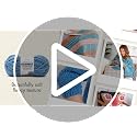 Bernat Blanket Yarn - Light Teal, 300g Soft Chenille Yarn