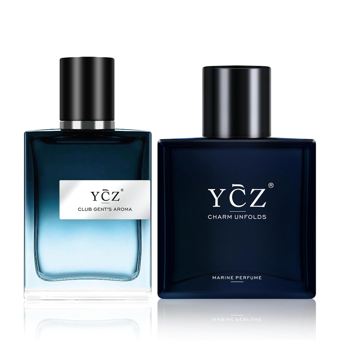 Ycz Cologne for Men - 3-Piece Gift Set with Ocean, Sky & Club Fragrances | 50ml Each, Woody Fresh Citrus Scent
