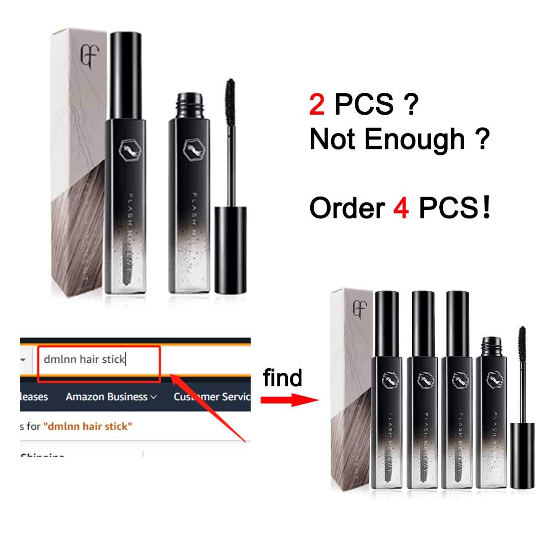 Hair Finishing Stick - 2 Pack 18ML Flyaway Wax for Moisturizing & Shine | Non-Greasy Styling Solution
