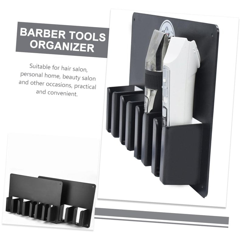 Angoily Hair Clipper Storage Case Electric Clipper Wall Bracket Holder for Stylist Tools