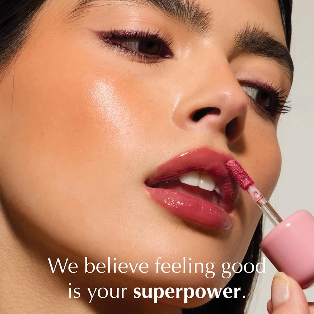 Cider Cloudtint Lip Gloss Stain - Hydrating Gloss-to-Tint Hybrid | Long-Lasting Color with Squalane & Ceramide | Vegan, Cruelty-Free