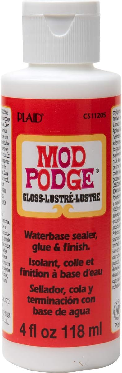 Mod Podge Gloss Sealer - All-in-One Craft Glue & Finish | Quick Dry, Non-Toxic, 16 oz.