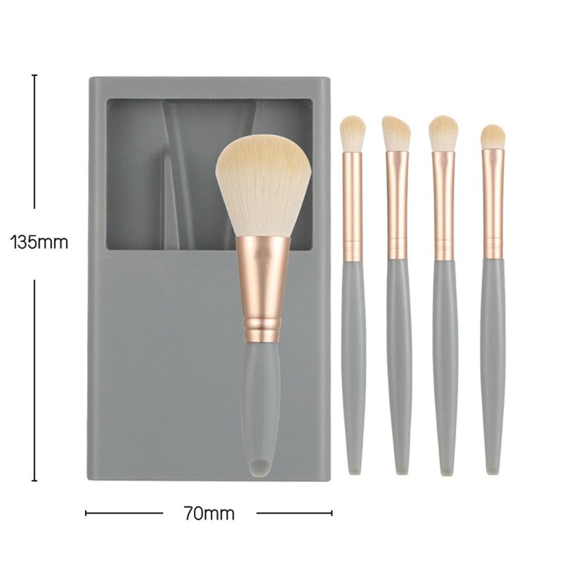 Easy-taken Travel Makeup Brush Set,Makeup Brushes Travel Set - Eyeshadow & Eye Shadow Brushes, Complete Function Cosmetic Brushes Kit