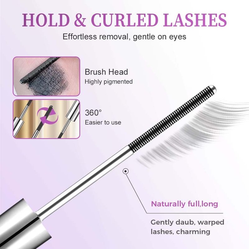 7D Waterproof Fiber Mascara - Long Curling, Volume & Length, Non-Smudge | Black