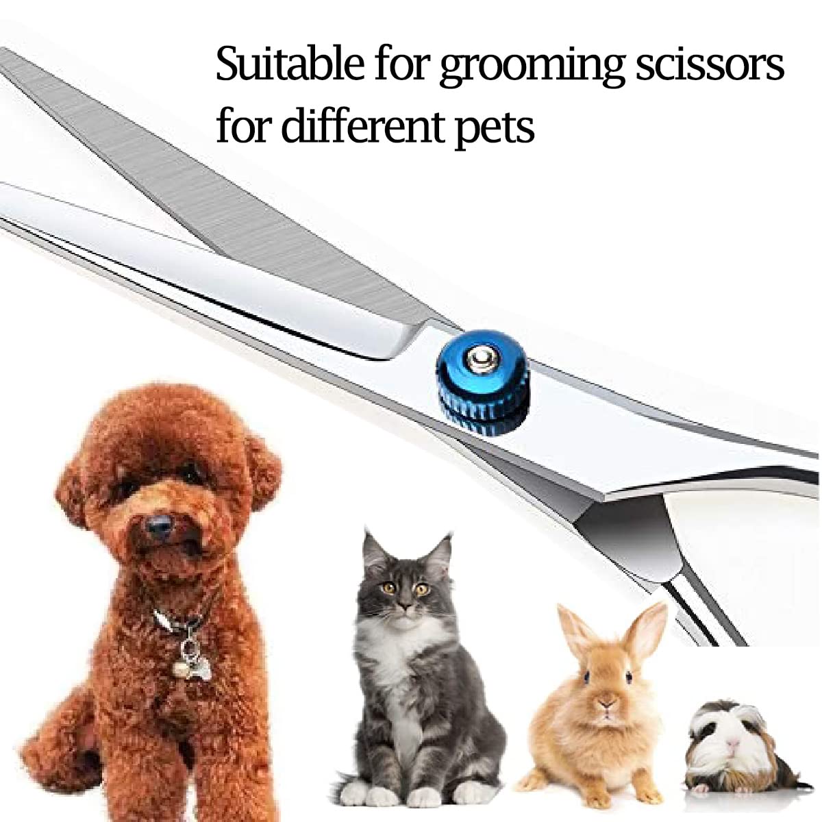 Dog Grooming Scissors, Stainless Steel Pets Grooming Shears