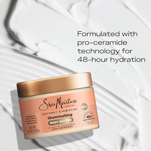 SheaMoisture Coconut & Hibiscus Illuminating Body Butter 11.5oz