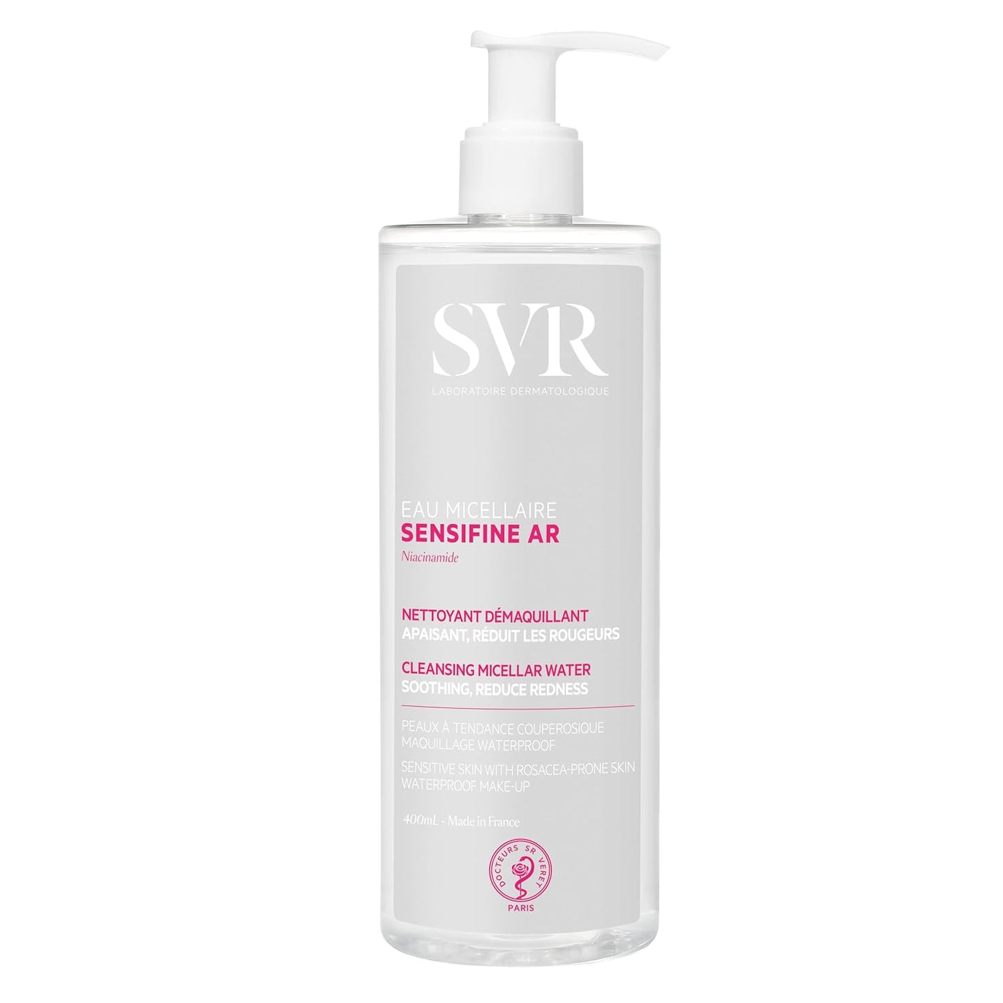 SVR Sensifine AR Micellar Water - Hydrating Makeup Remover for Sensitive Skin | 13.5 fl. oz.