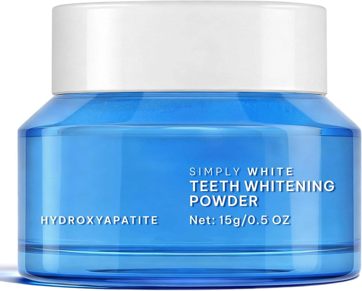 Teeth Whitening Powder - Enamel-Safe Hydroxyapatite Formula - Gentle, No Sensitivity - 15g for Long-Lasting Freshness