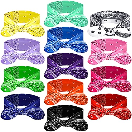 WILLBOND 13 Pcs Colorful Bow Headbands for Women - Stylish Colors