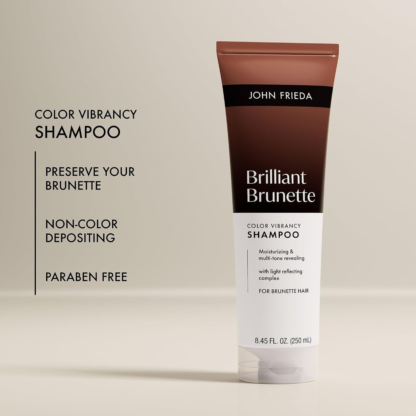 Brilliant Brunette Color Vibrancy Shampoo - Nourishing Formula for Rich Color | 8.45 Fl Oz, Pack of 2