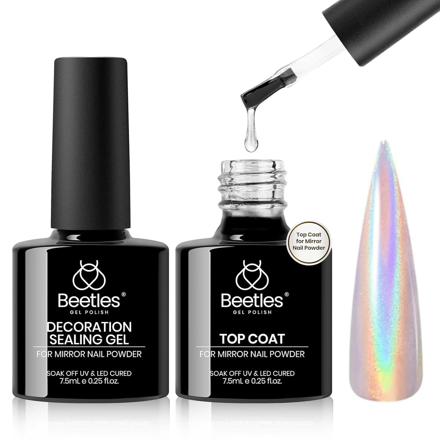 Beetles Nail Primer - 20ml Hema-Free Dehydrator & Acid-Free Bond for Gel Polish | Perfect for Acrylic & UV Gel Applications