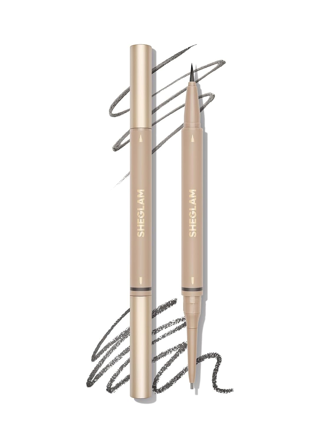 Dual-Sided Eyebrow Pencils | Cream Waterproof & Long-Lasting Makeup - 03 Taupe