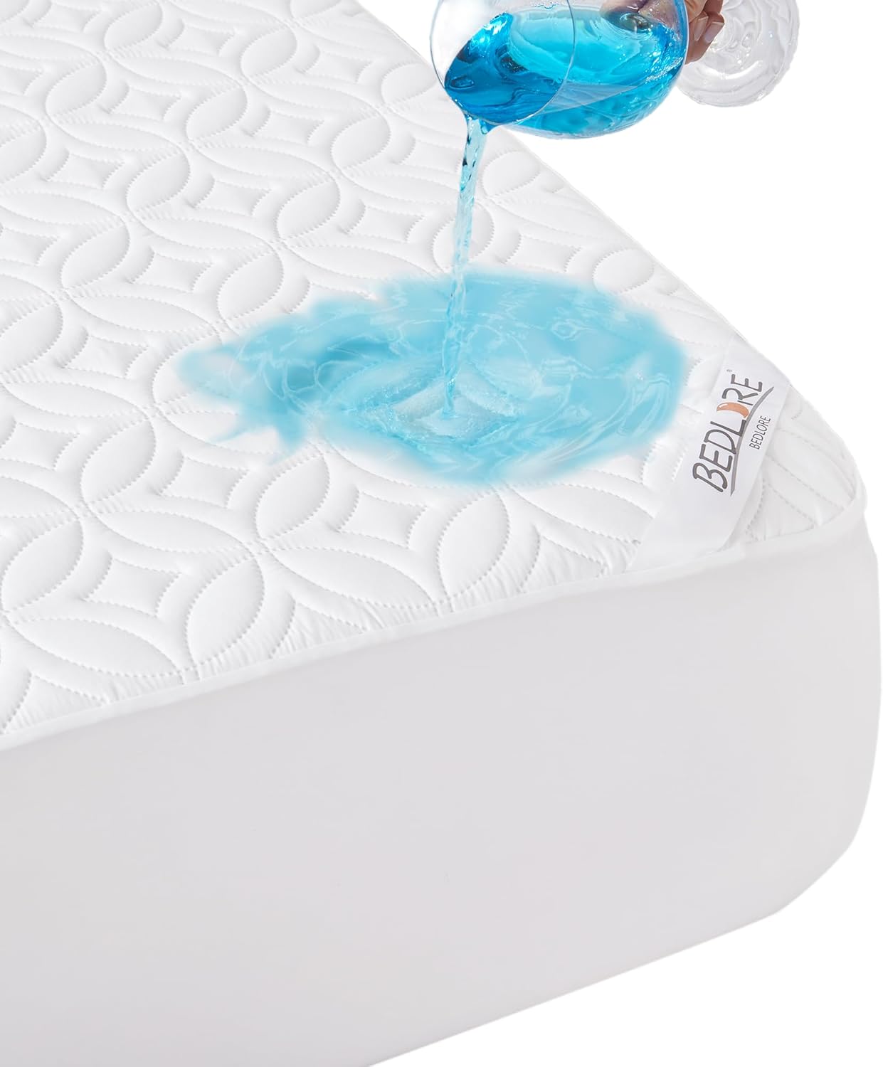 Waterproof Mattress Protector - Noiseless Queen Size Pad | Deep Pocket 6"-18" Depth, Soft & Breathable Gray Cover