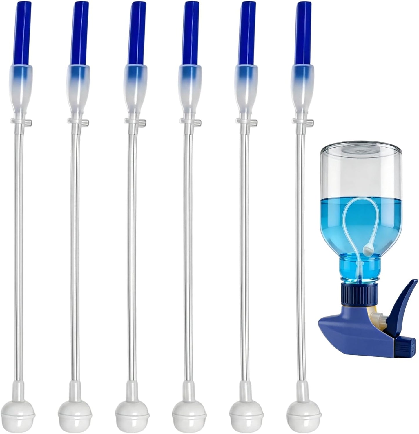 360 Spray Bottle Adapter - Flexible Universal Fit for Cleaning, Gardening & Household Use | 6 PCS Set