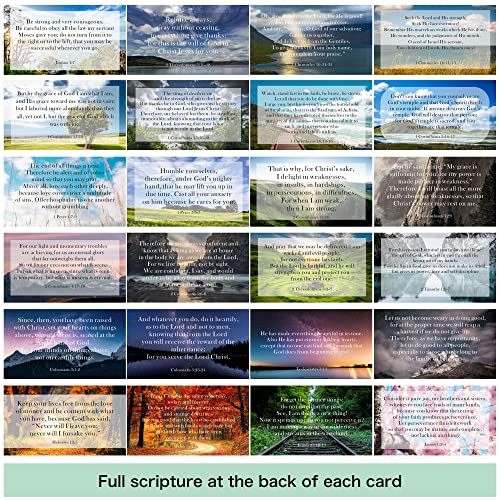 100 Inspirational Bible Verse Cards - Perfect Christian Gift