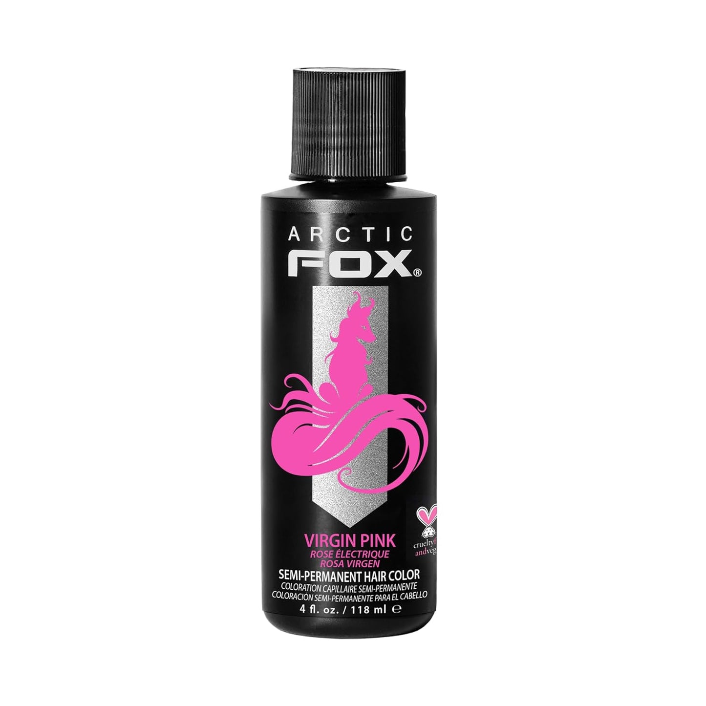 Arctic Fox Semi-Permanent Hair Dye - Vibrant Purple AF Color | Vegan, Ammonia-Free, 4 Fl Oz