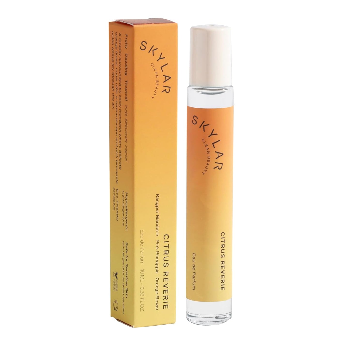 Skylar Capri Summer Eau de Parfum - Hypoallergenic Citrus Fragrance for Sensitive Skin | 10mL