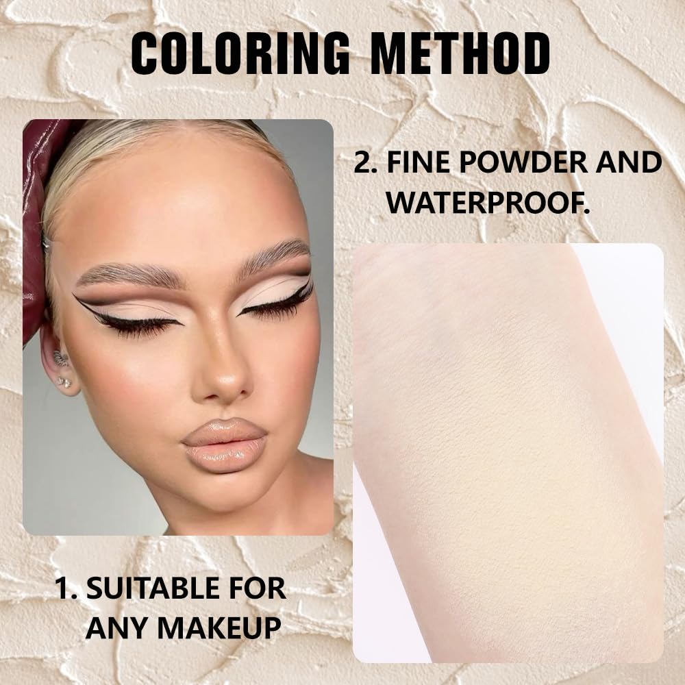 Matte Nude Beige Mini Eyeshadow Palette - High Pigment Cream Shades for Mature Eyes | Long-Lasting Monochrome Colors