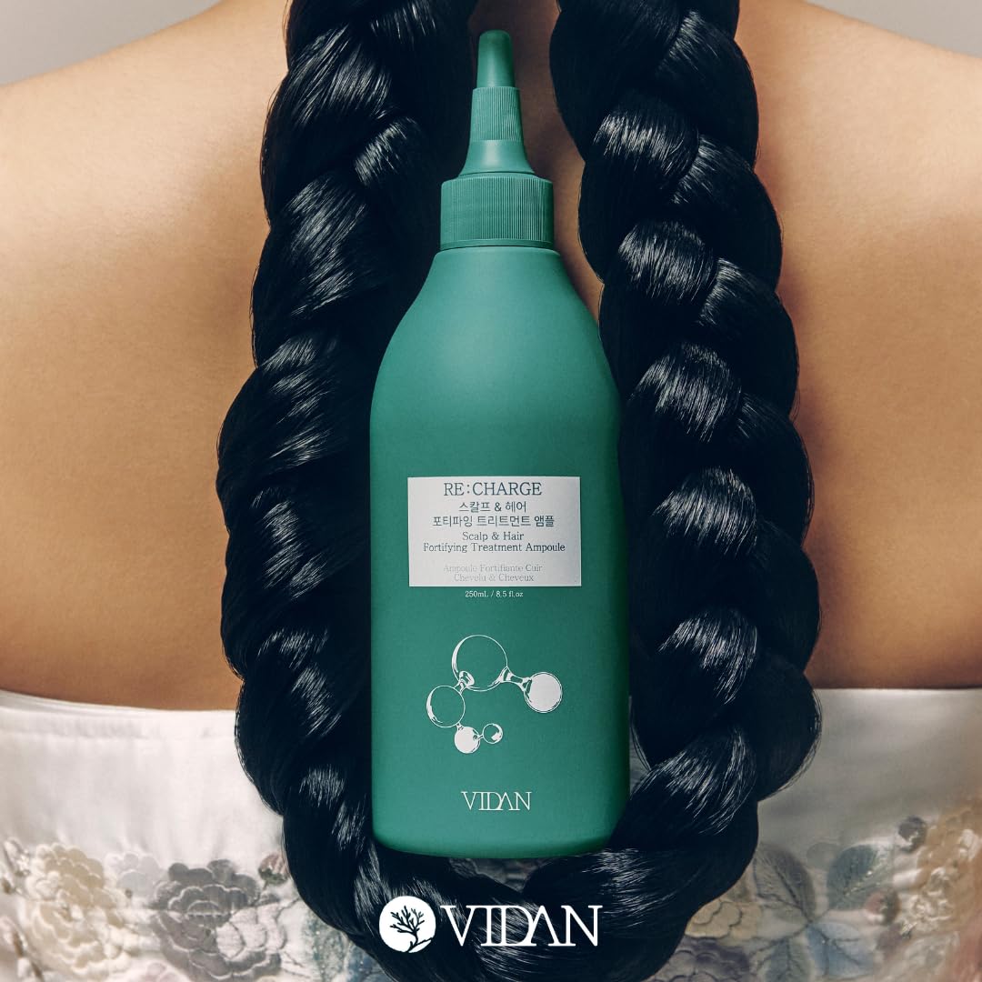 PDRN & Peptide Hair Treatment - Korean Liquid to Cream Bond Repair Mask | Silicone-Free, 1 Pack