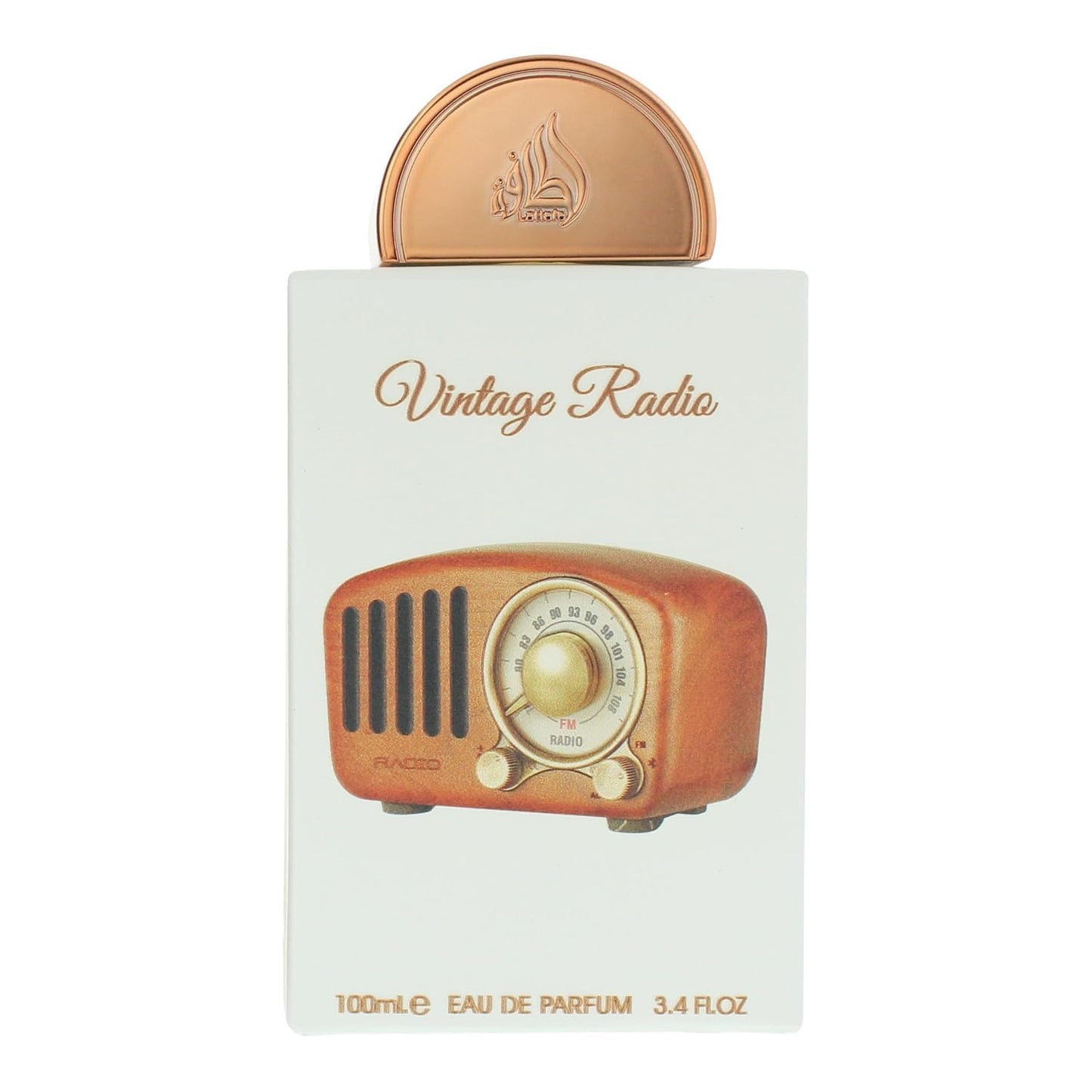 Lattafa Pride Vintage Radio Eau de Parfum Spray - Unisex Fragrance, 3.4 oz / 100 ml