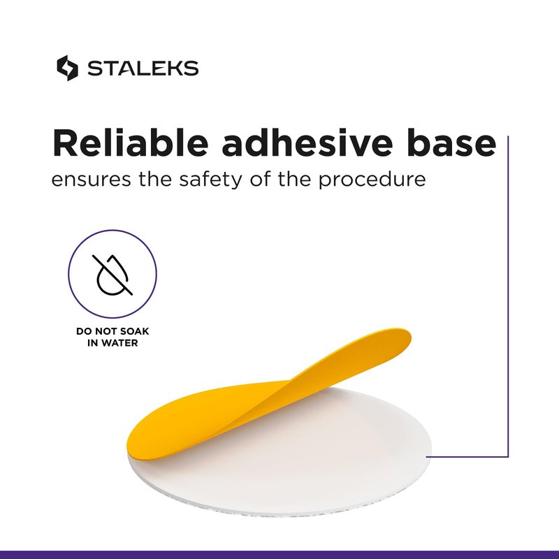 Staleks Pro Disposable White Files – Compatible Only with PODODISC M Expert – 180 Grit – 50 Pcs – Foot Processing– Single-Use – Professional Foot Care