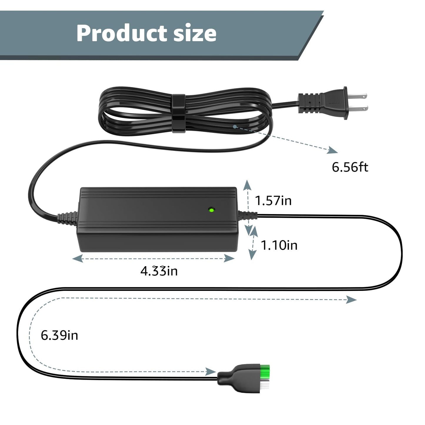Norward Charger Compatible with Black Decker for Model ETPCA-P360080U 90547460 90604959 Lawnmower Models SPCM1936 CM1836 CM1936 RB3612 RB3610