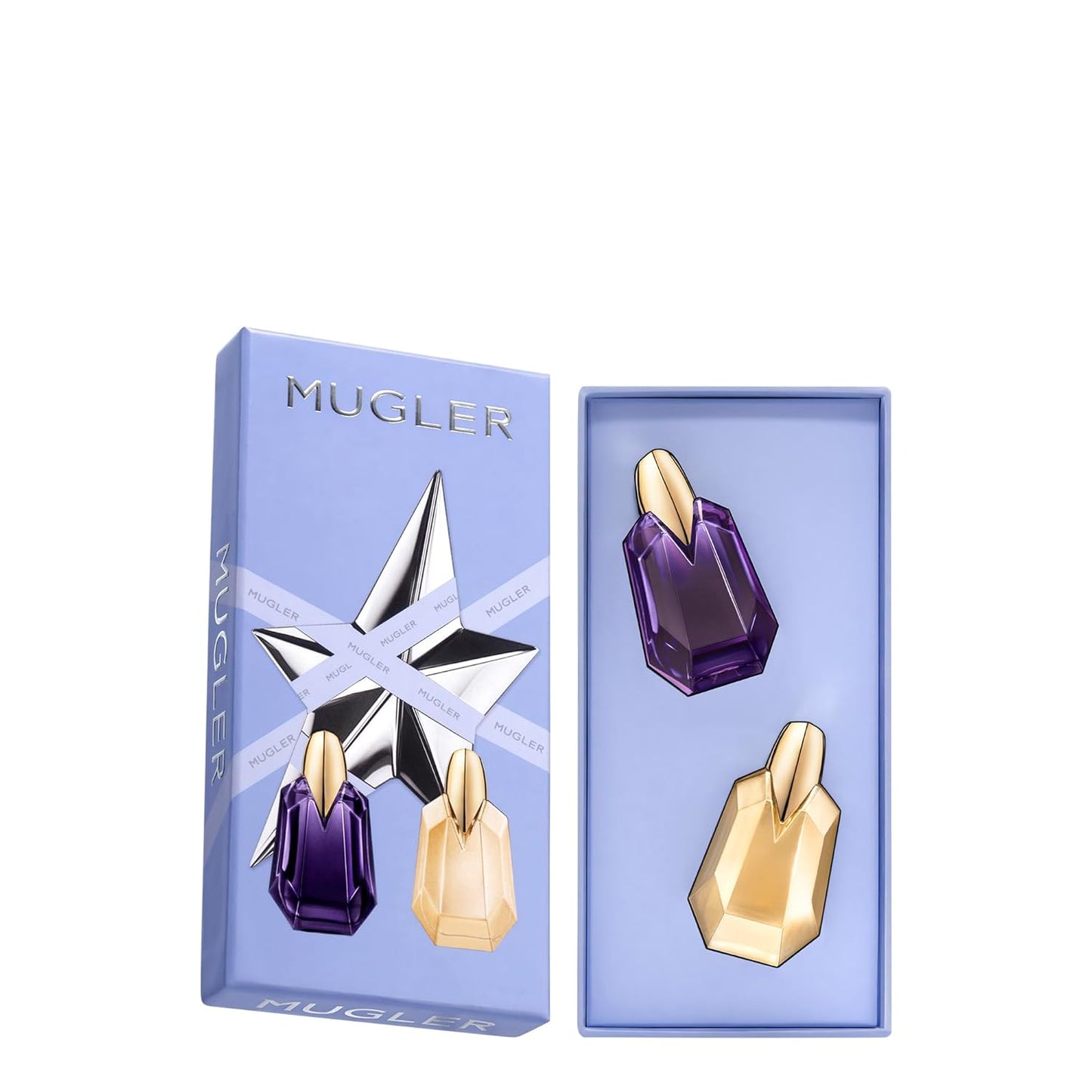 Mugler Alien & Alien Goddess Women's Fragrance Mini Gift Set - Floral & Woody | Travel Size 0.2 Fl Oz Each