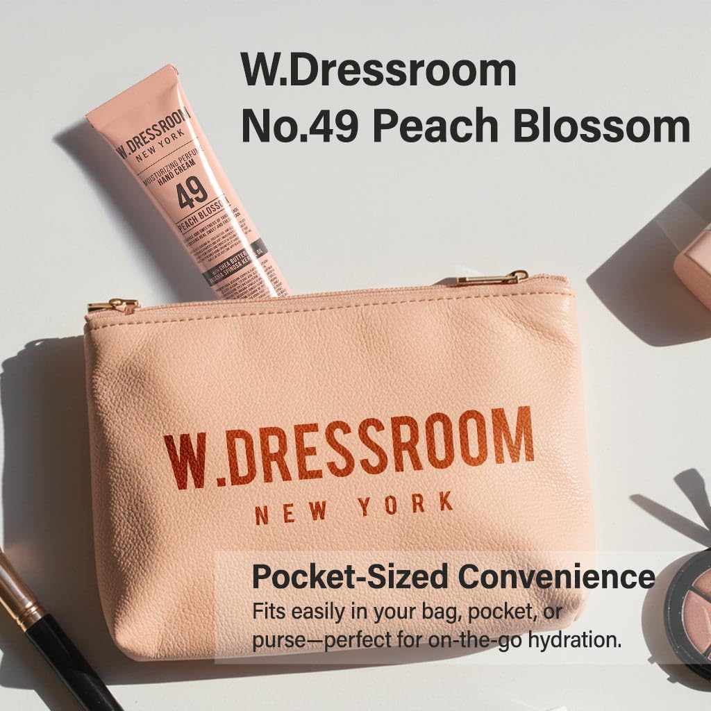 W.Dressroom No.49 Peach Blossom Hand Cream (1.69 fl oz 50 ml)