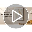 Solid Walnut Picture Frame 8x10 with 5x7 Mat - Handcrafted Wall & Tabletop Display