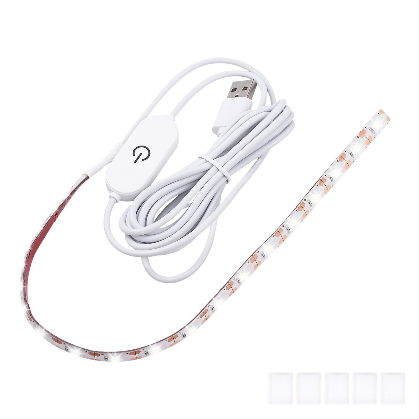 Uonlytech LED Sewing Machine Light Strip USB 6500K Dimmable Flexible Self Adhesive Eye Care Lighting for Quilting Crafting Workbench Sewing Lamp