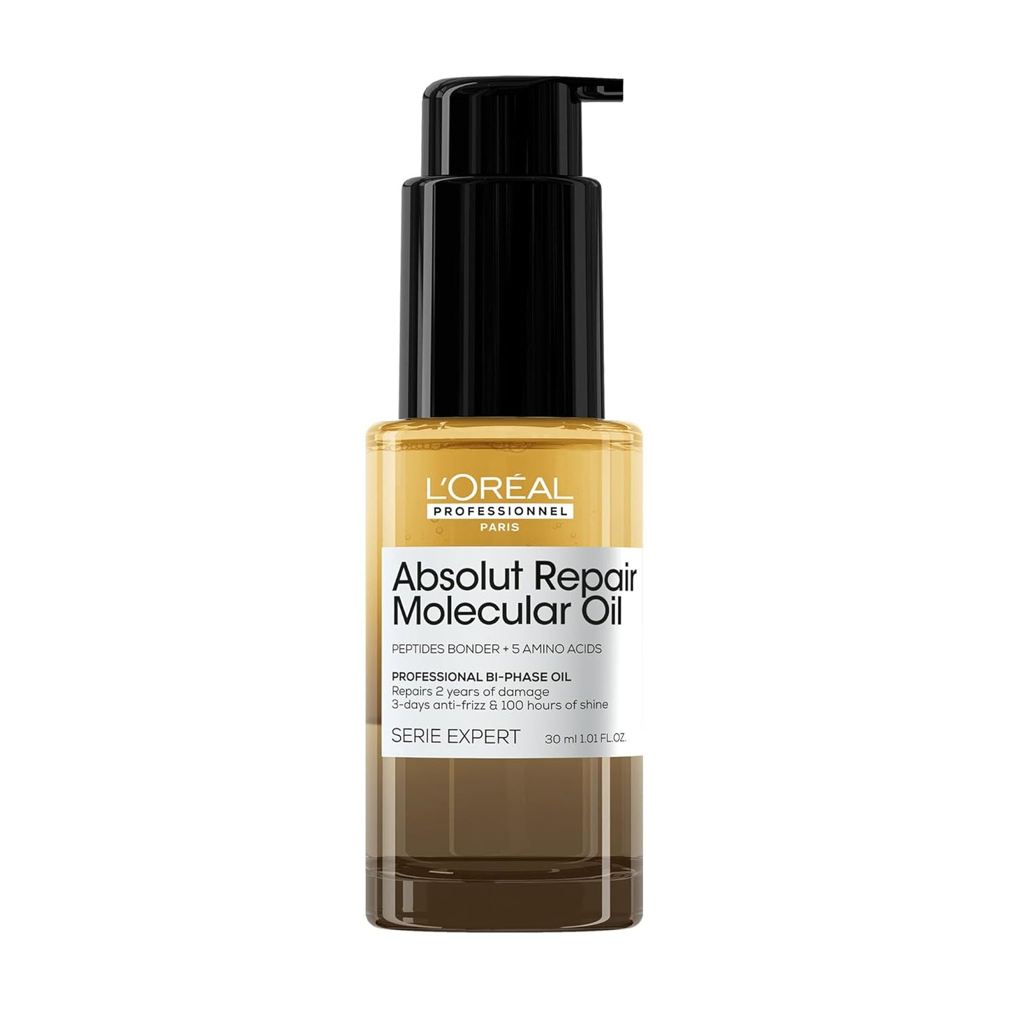 L'Oréal Professionnel Paris Hair Oil - High Shine Bi-Phase Formula, Repairs Damage & Reduces Frizz | Lightweight, Fast-Absorbing