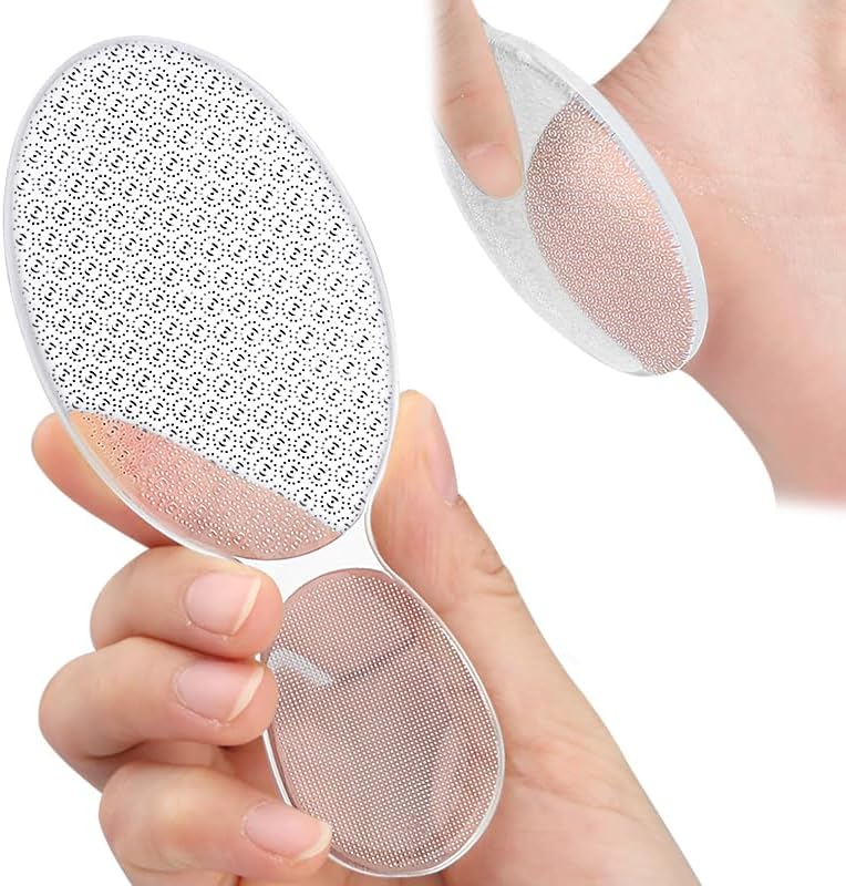 Glass Foot File - 8-Shaped Callus Remover with Rough & Smooth Sides | Professional Pedicure Tool for Men & Women