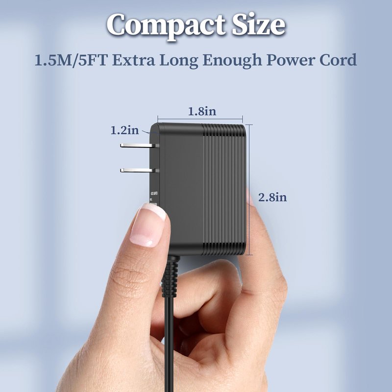 24V Power Cord for PetSafe Wireless Fence Charger Compatible with PetSafe PIF00-12917 300-1070 PIF00-13210 12917 RFA-464 59. 00811 Radio System NF24V-1.5C-DC 650-627 Wireless Fence System AC Adapter
