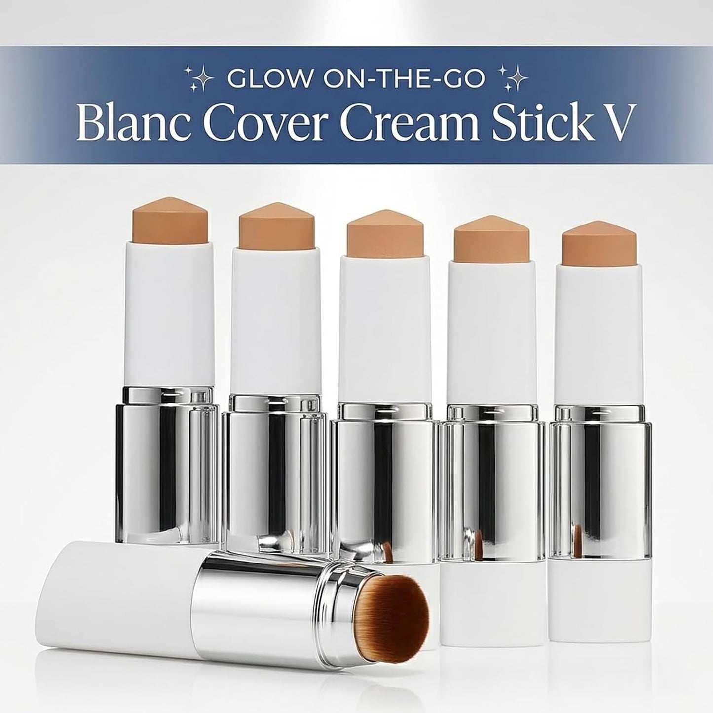 Color Changing Foundation Stick - Hydrating Balm to Cream Makeup | Adapts to Skin Tone, 202 Natural