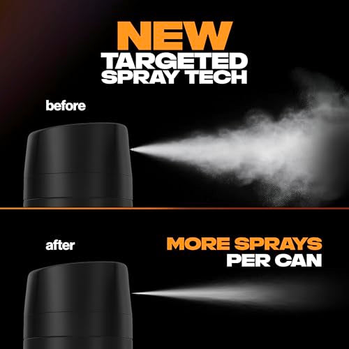 AXE Dark Temptation Body Spray for Men - 4 Pack, 48-Hour Freshness, 2.9 oz