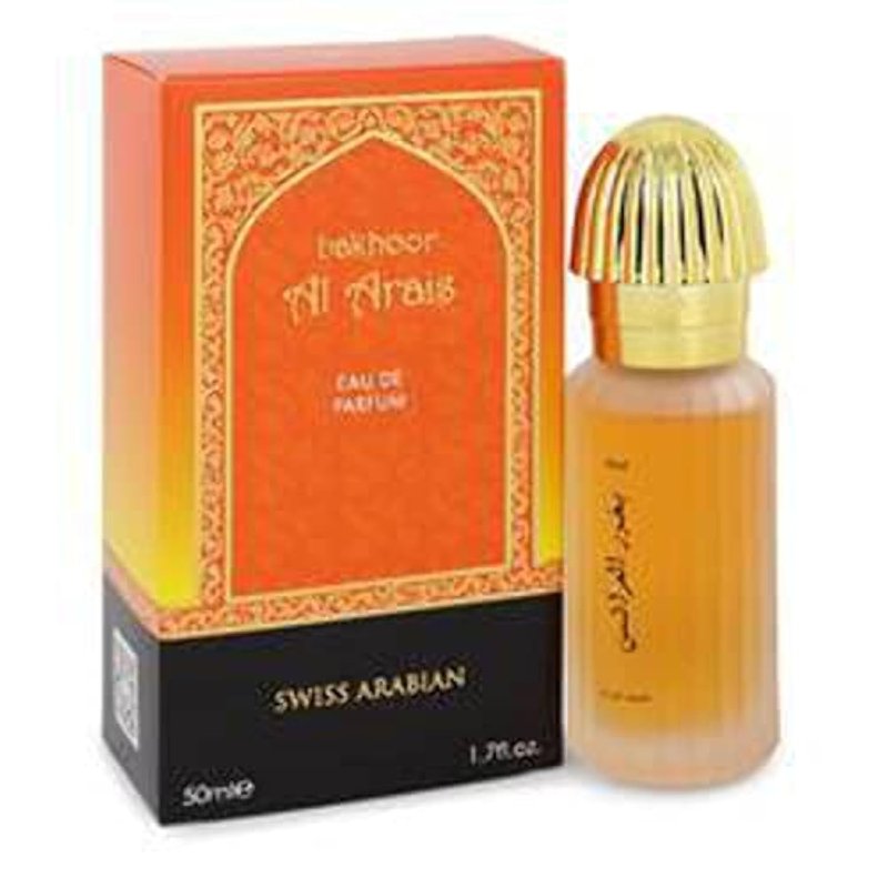 Swiss Arabian Bakhoor Al Arais Cologne - Floral & Woody Fragrance for Men & Women | 1.7 oz