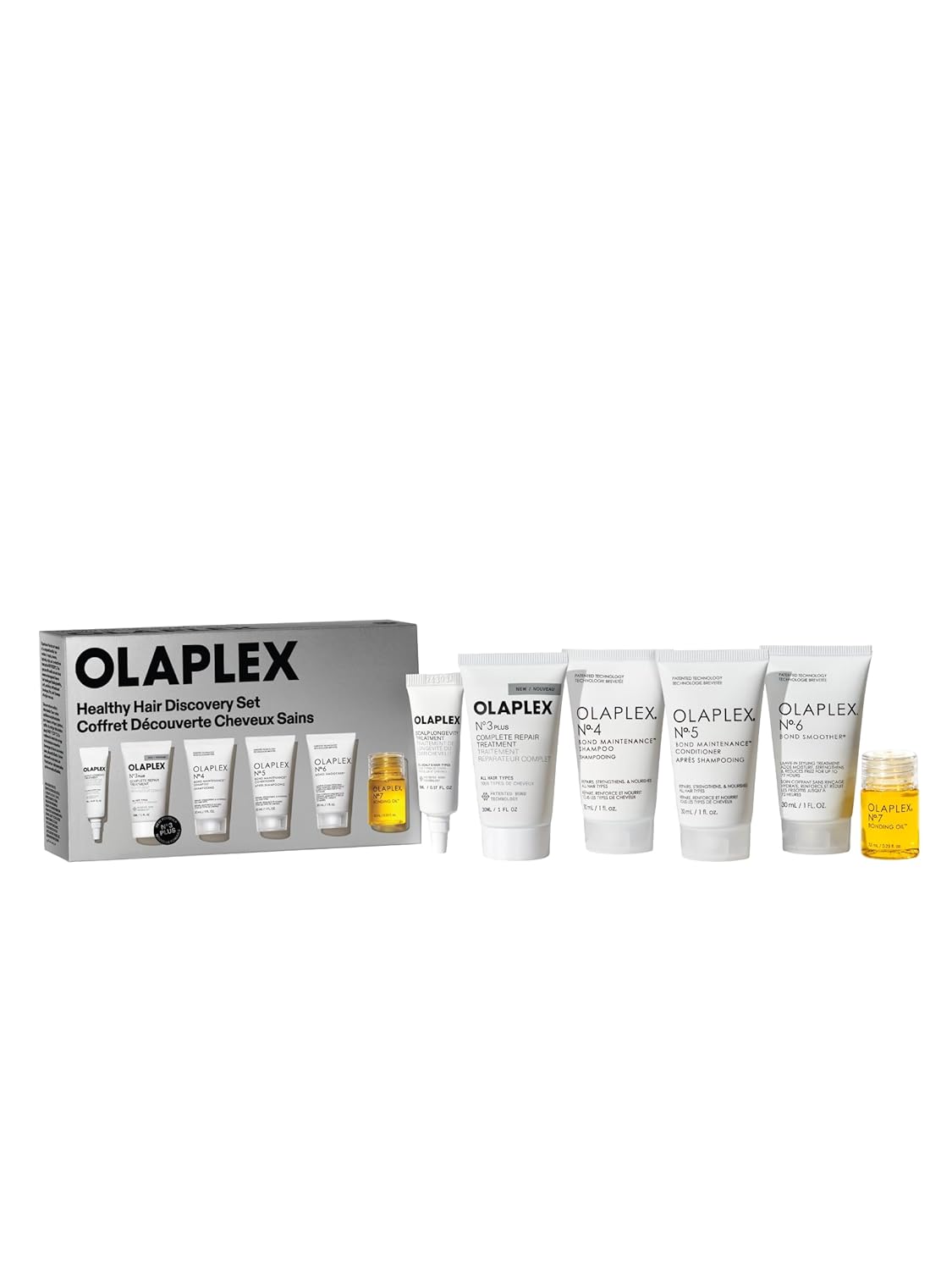 Olaplex Healthy Hair Travel Set - Cleanse, Hydrate, & Treat | Reduces Breakage & Boosts Shine for All Hair Types