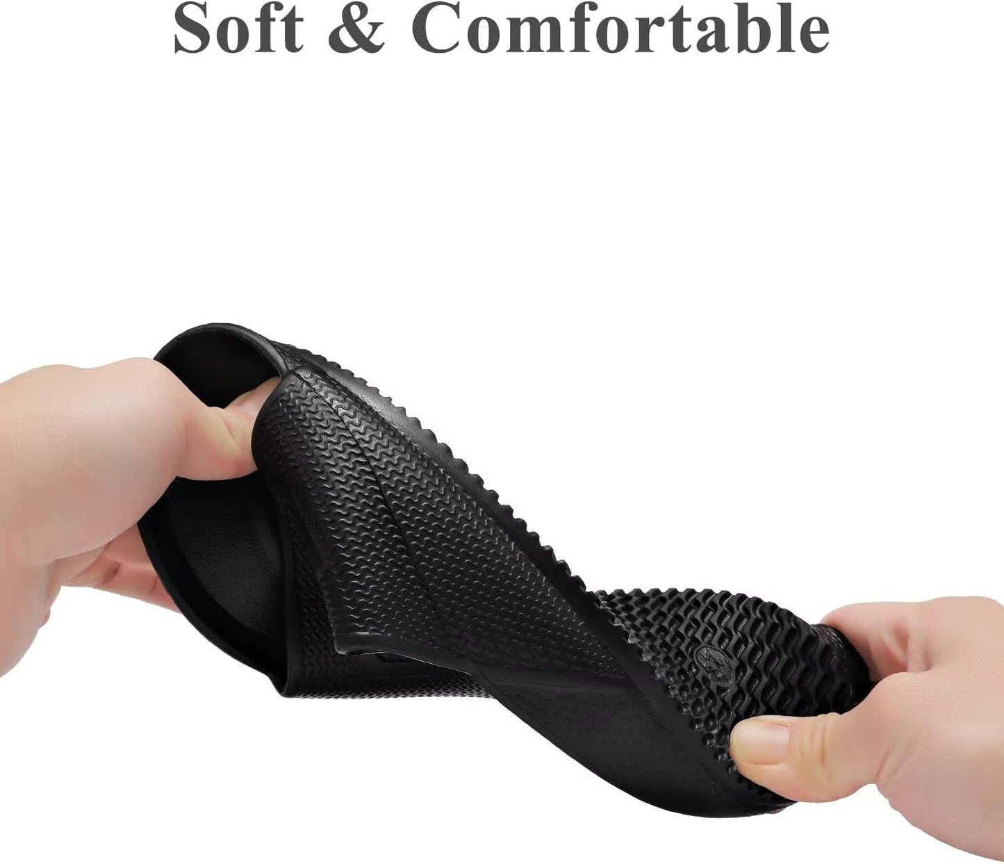 Arch Support Slides - Comfortable Beach & Pool Slippers | Lightweight Quick-Dry Shower Sandals