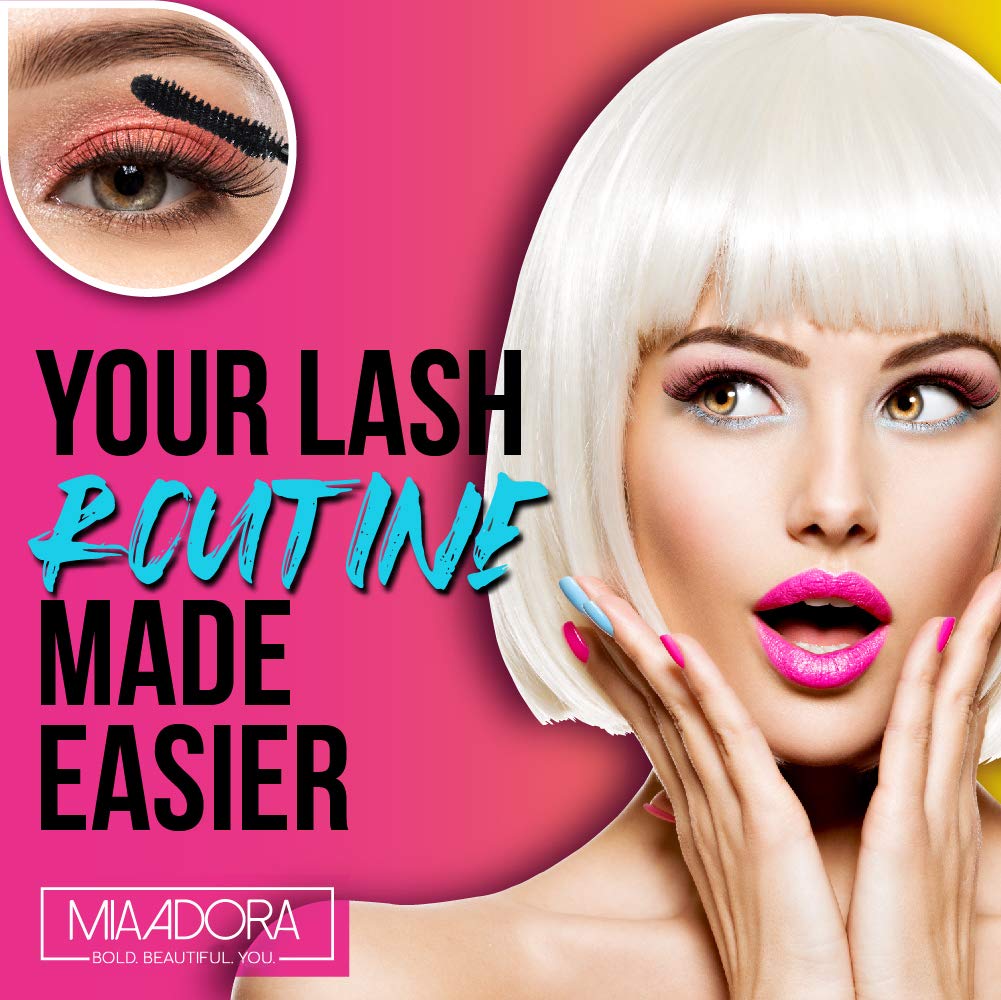 Pure Silk Fiber Lash Mascara - Ultra Black Volume & Length for Thicker Eyelashes | Waterproof & Hypoallergenic