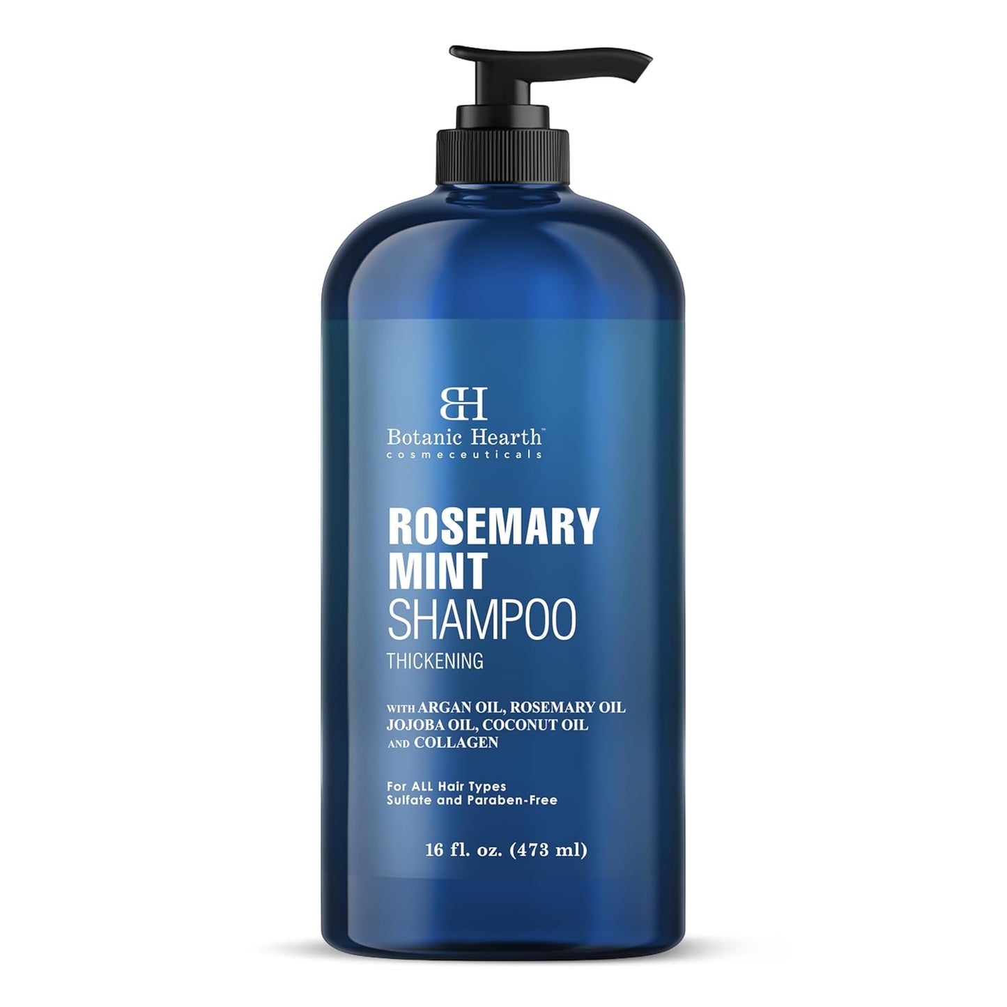 Botanic Hearth Argan Shampoo - Hydrating & Volumizing Formula for All Hair Types | 16 fl oz