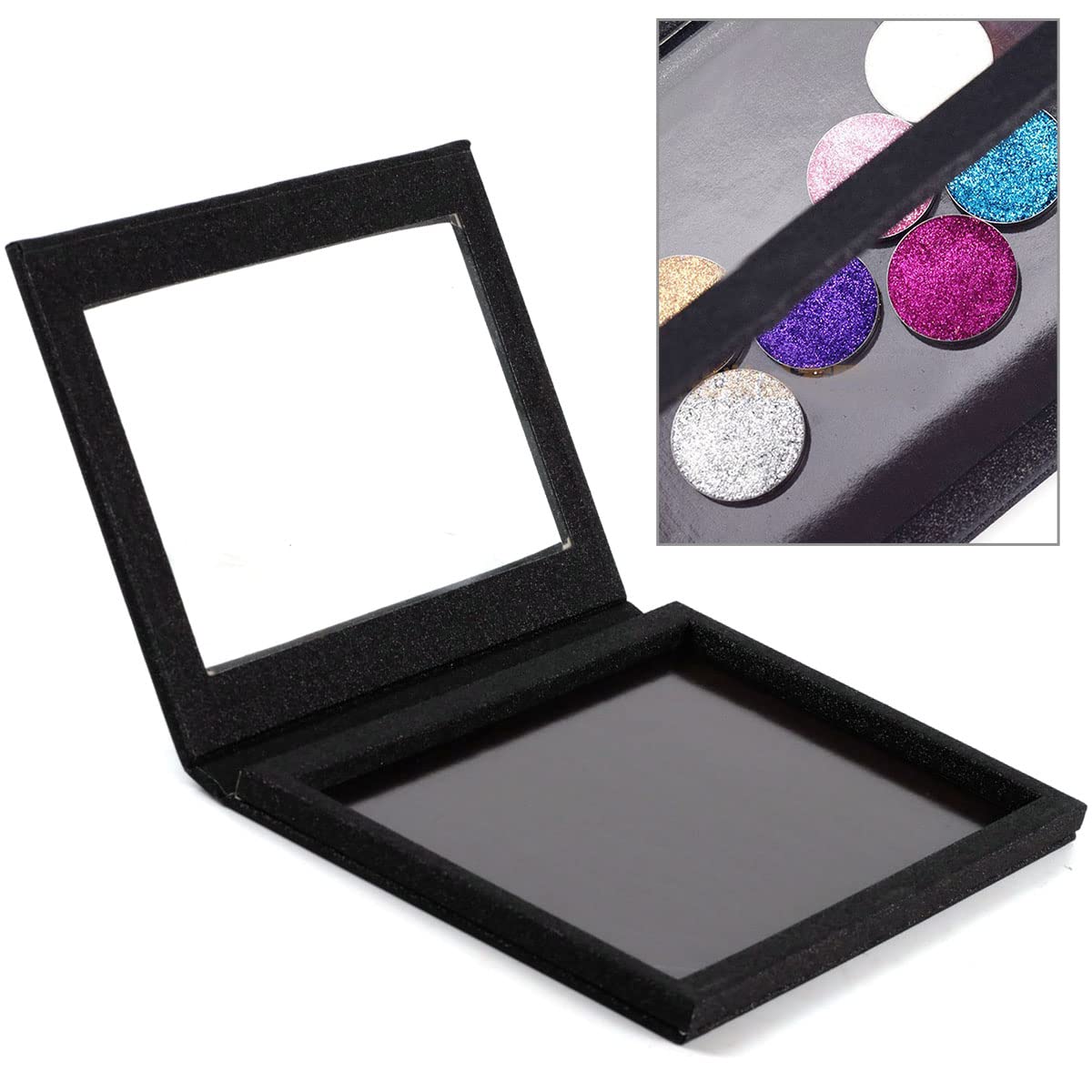 Empty Magnetic Palette - Makeup Storage Tool for Eyeshadow & Highlighter | Portable Travel Case