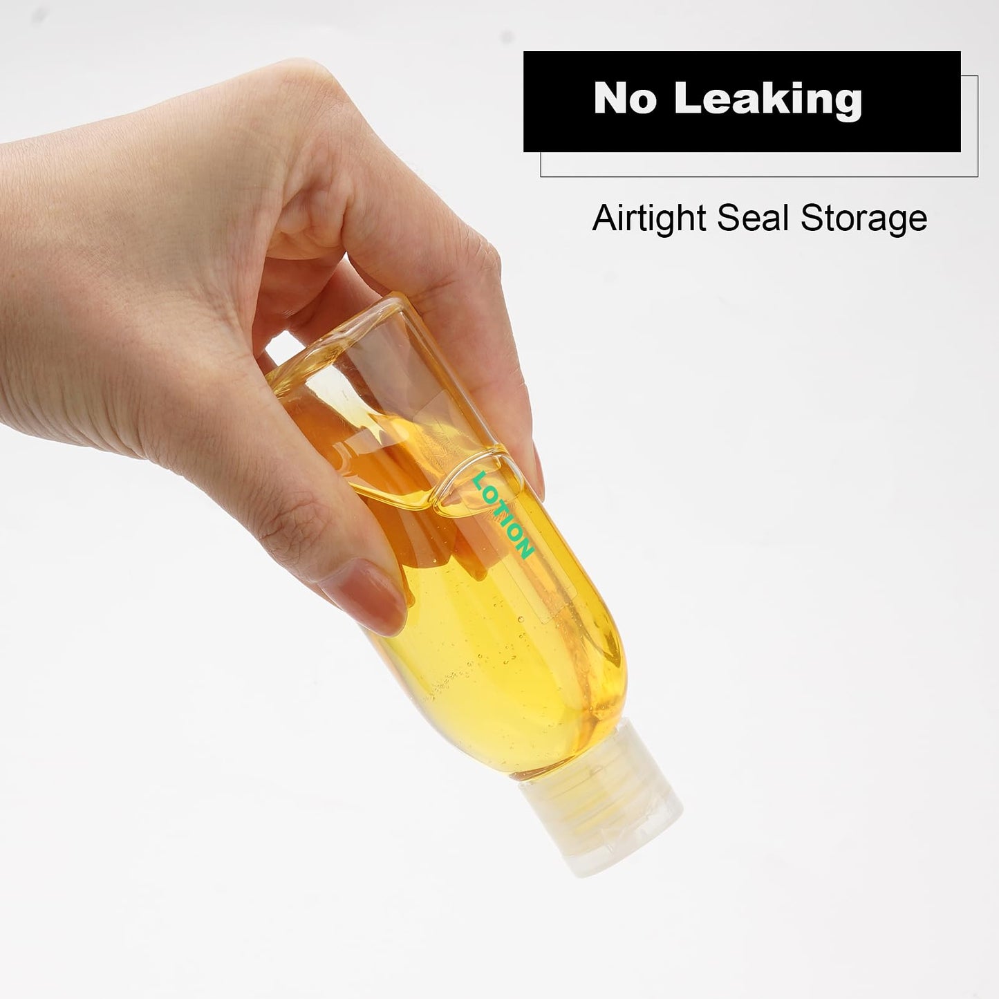 Cosywell 6pcs 3.4oz TSA Approved Clear Travel Shampoo Bottles
