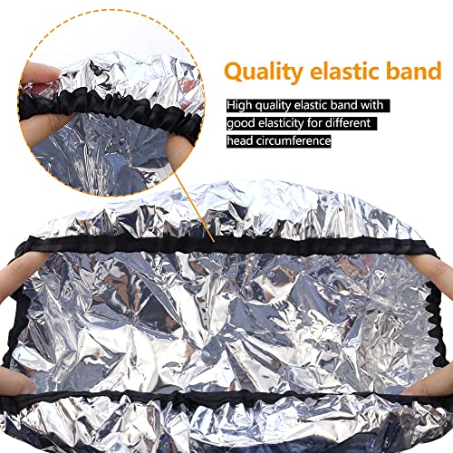 Reusable Aluminum Foil Conditioning Caps for Hair Treatment - 2 Pcs