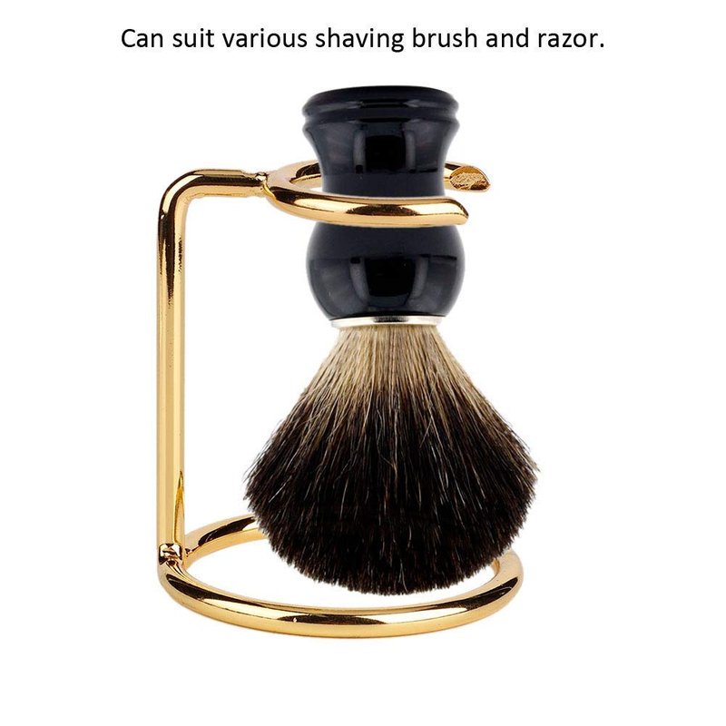 Shaving Brush Holder, Brush Stand Men Shaving Brush Stainless Steel Stand Holder for Salon Home Travel Use