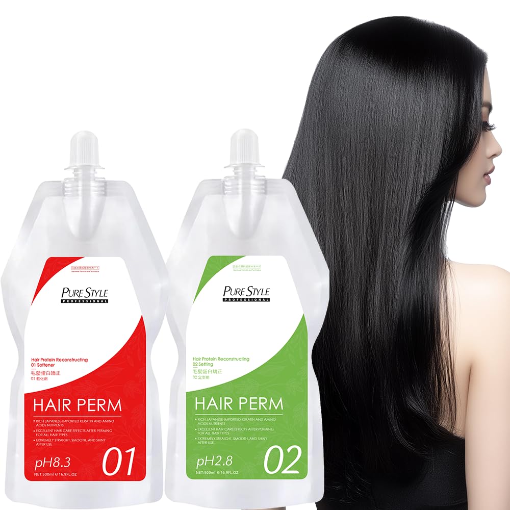 Professional Keratin Hair Straightening Cream Kit - Japanese Formula with Argan Oil | Gentle & Long-Lasting Results for All Hair Types