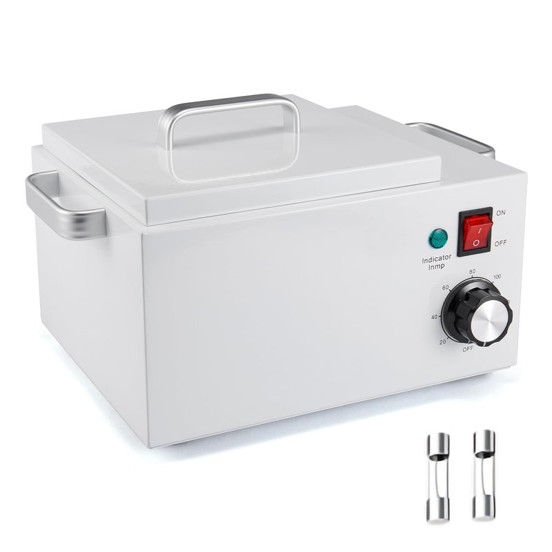 NOVAL 5.5LB Professional Wax Warmer for Salon & Full Body Hair Removal – 2.5L 300W Fast Melt Wax Heater with Precise Temp Control 68–248°F, Removable Aluminum Pot for Hard Wax & Paraffin